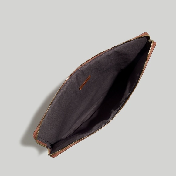 Madewell Bags New Madewell The Leather Laptop Case In English